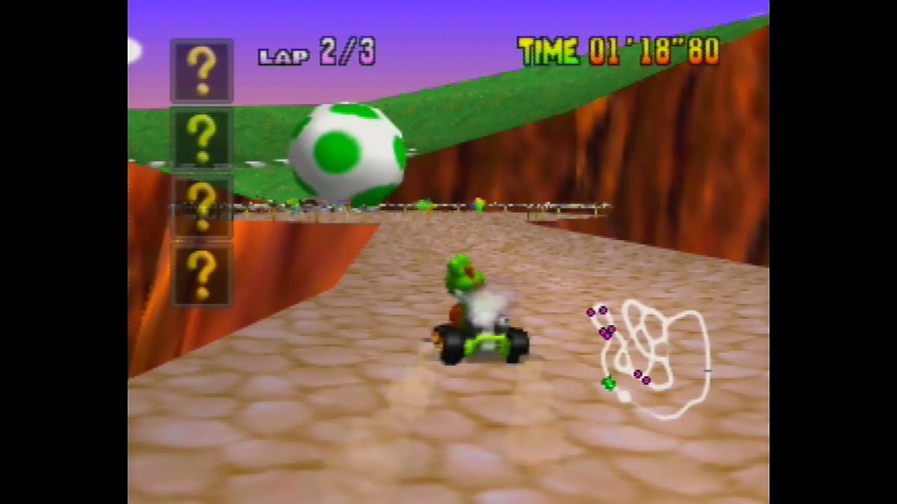 Mario Kart 64 - Yoshi Valley [N64]