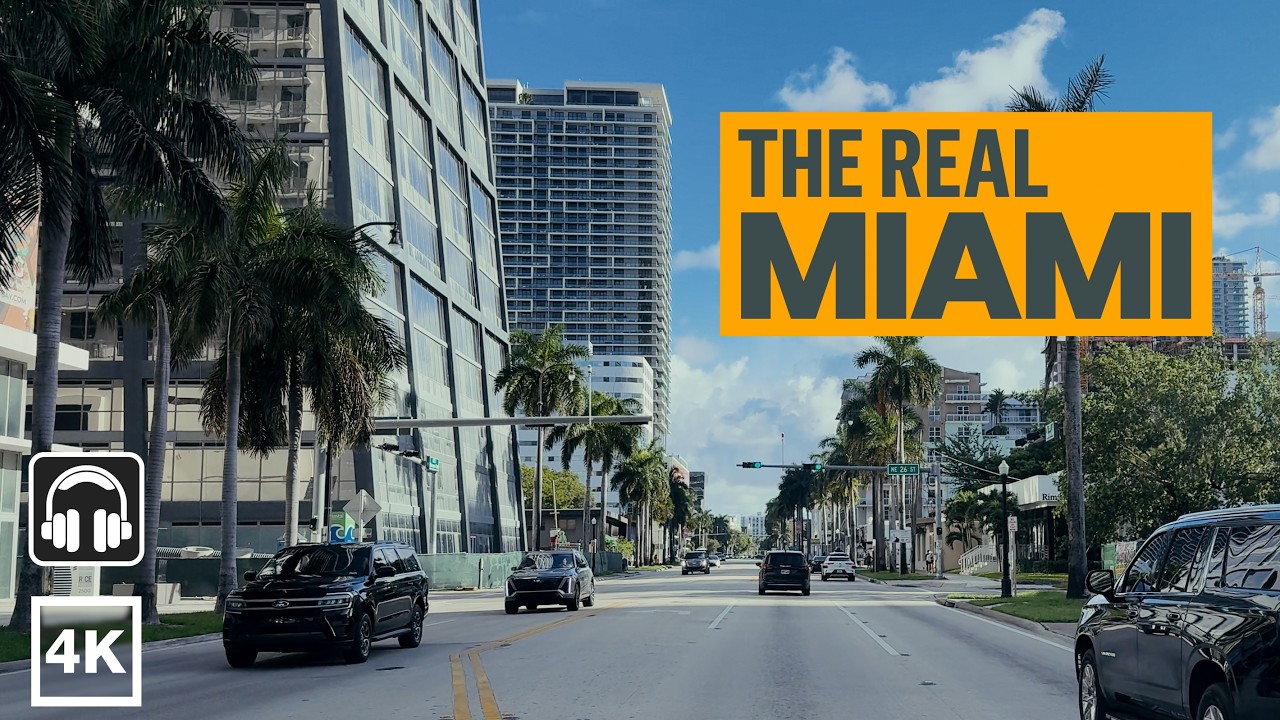 The Real Miami: A Deep Dive Driving Tour [4K]