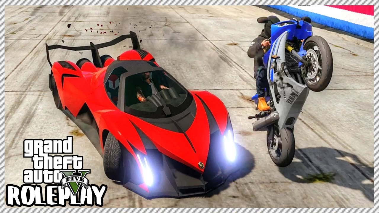 GTA 5 Roleplay - 5000hp Devel Sixteen VS Yamaha R6 Sports Bike | RedlineRP #98