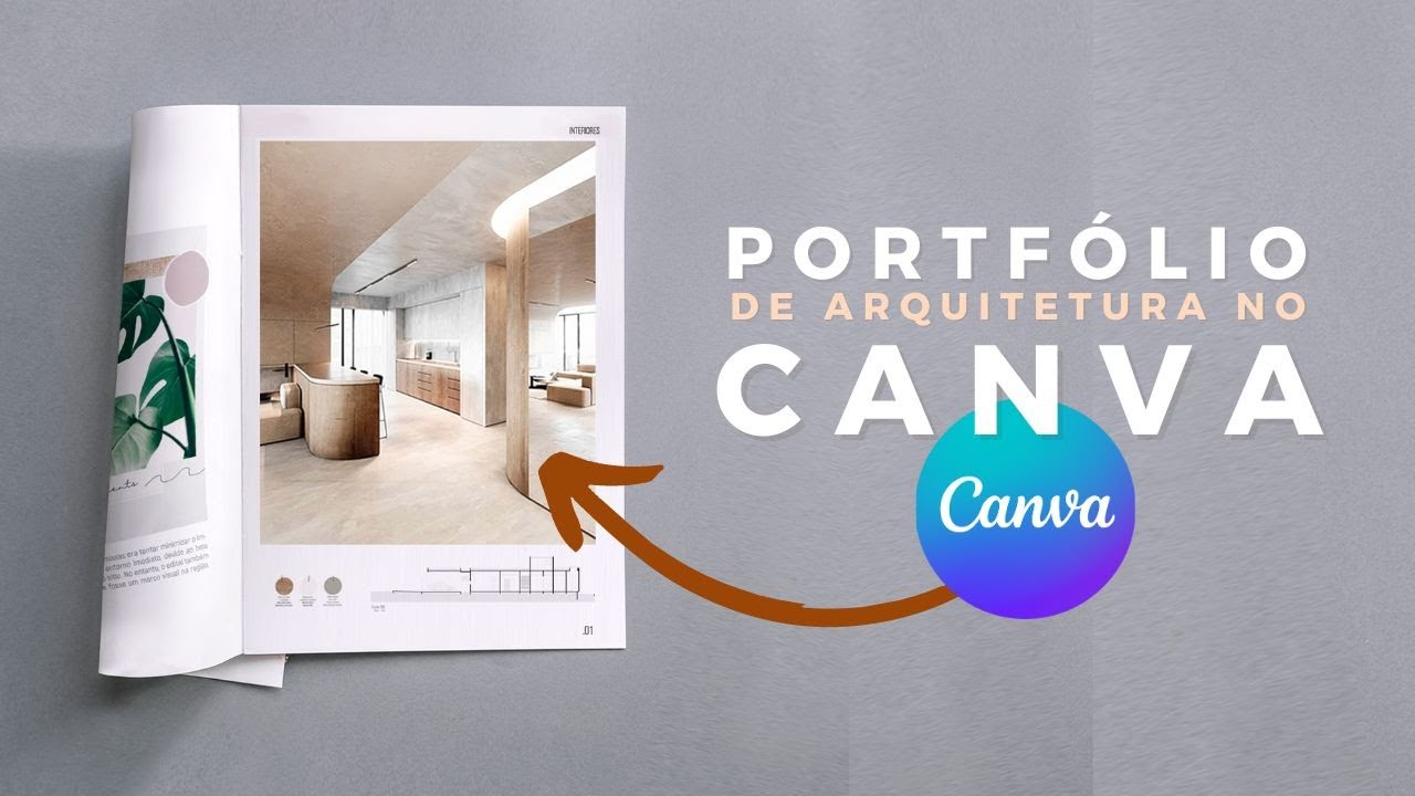TUTORIAL: Como criar Portfólio no Canva e Indesign para Arquitetura ou Interiores