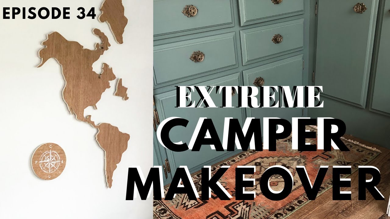 Extreme Camper Makeover | My husband is pregnant!? | 2D Wall Art Creation | Ep.34