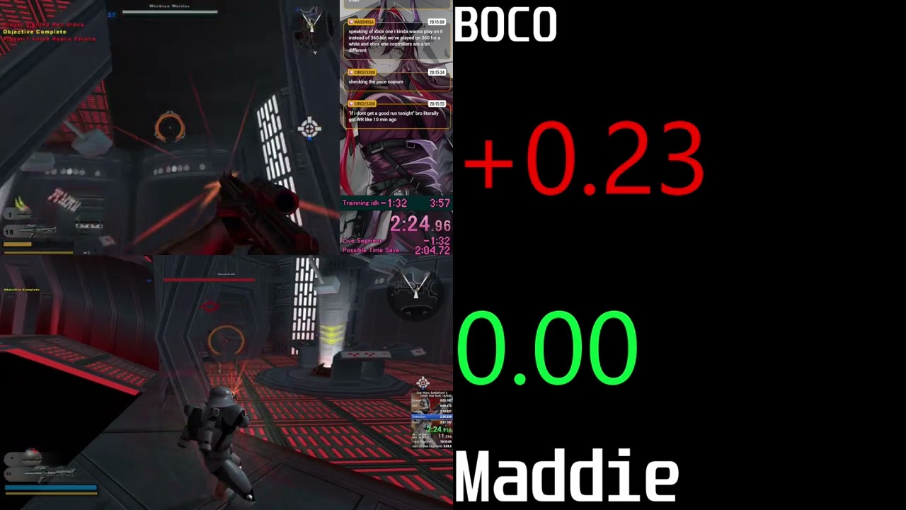 Death Star RotE Comparison - Maddie vs Boco