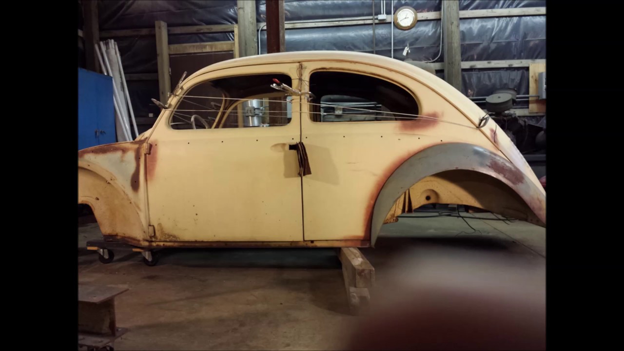 1956 VW Bug Chopped and Blown V8 Build Project Part 1