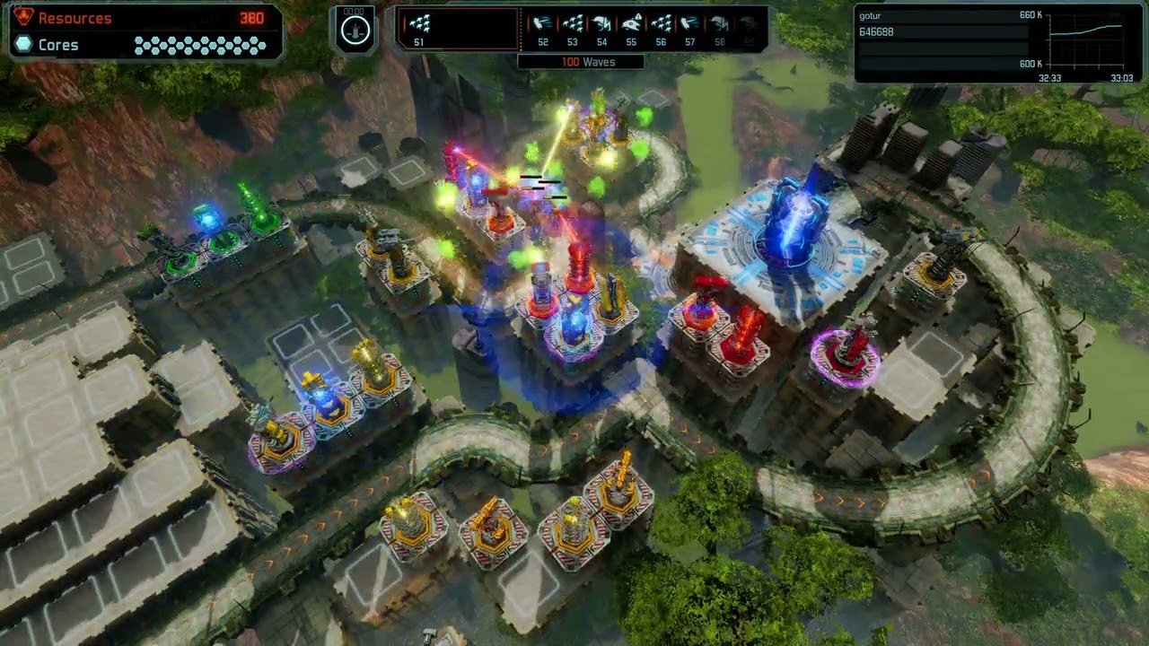 Defense Grid 2 07 - Split Decision - Super Grinder on Elite - no core lost