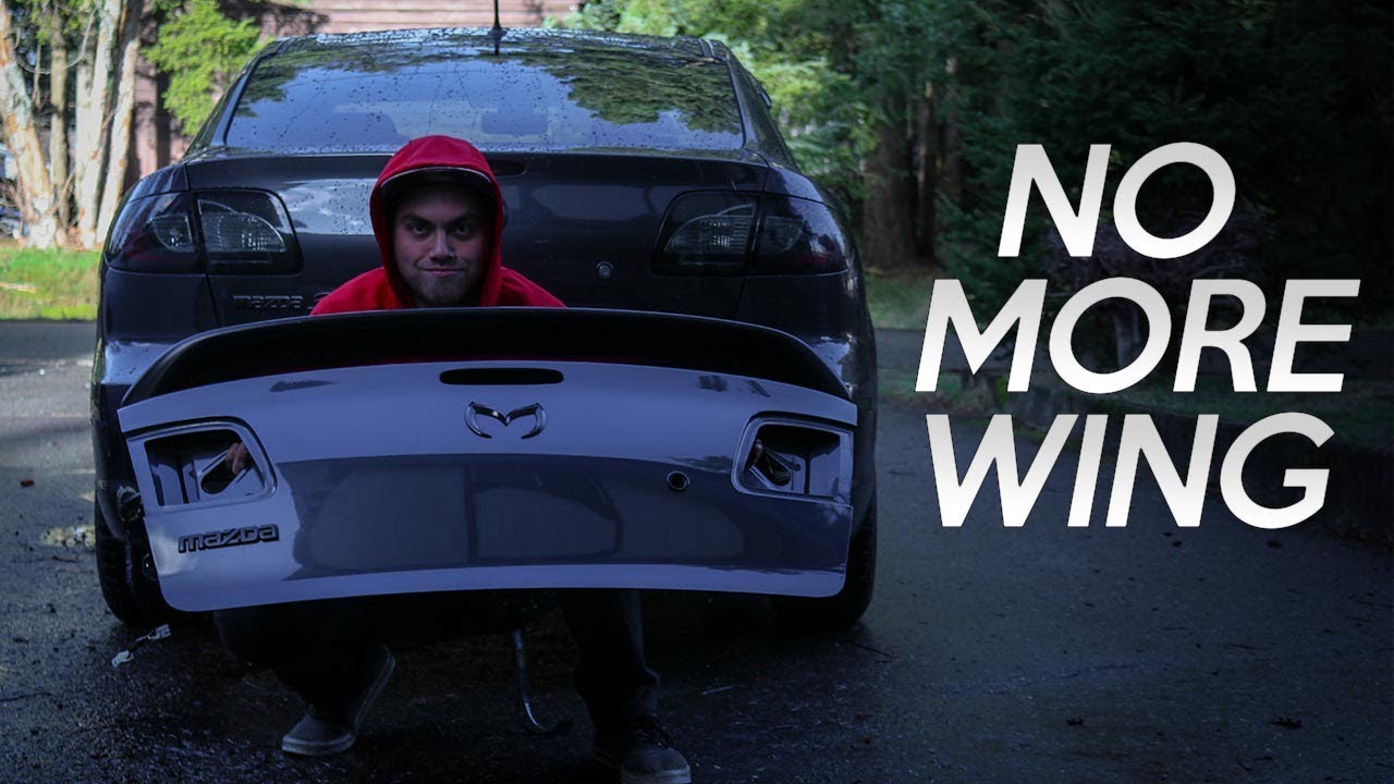 Mazda 3 WING DELETE! | How To Swap Trunk Lids