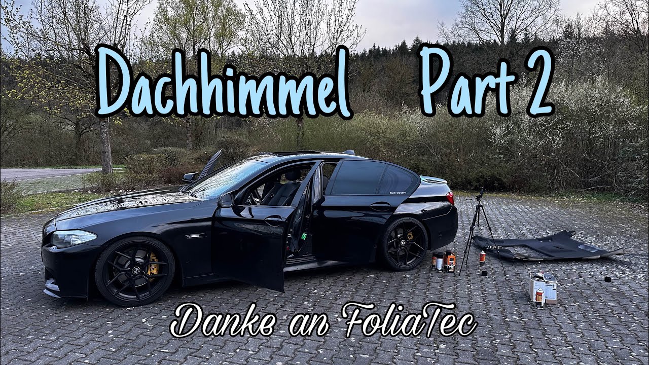 Innenraum mit Textilfarbe schwarz färben | FOLIATEC 