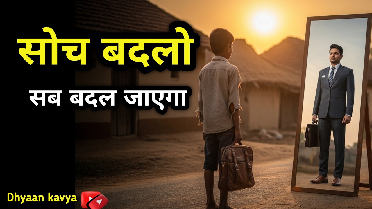 सोच बदलो, जिंदगी खुद बदल जाएगी | Powerful Motivational Story in Hindi✅ #dhyaankavya #meditation