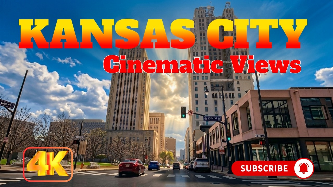Drive Full: Driving from Liberty to Downtown Kansas City | Travel Video USA 2026