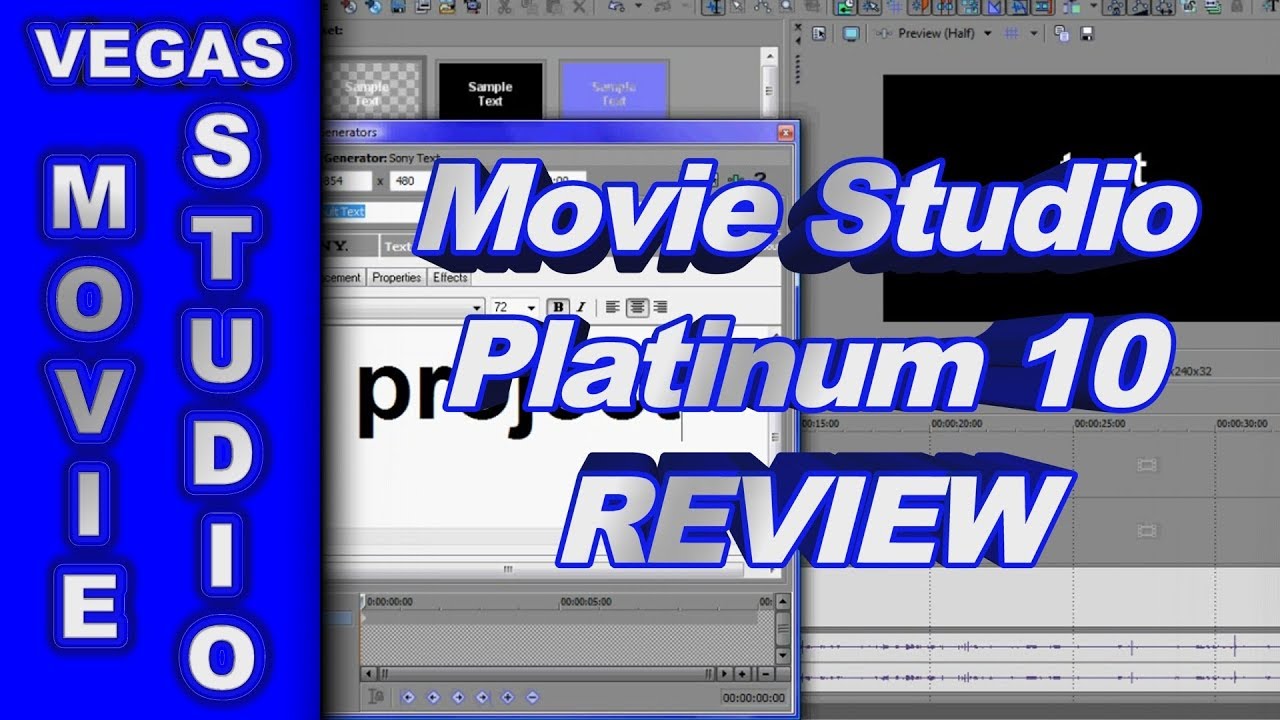 Sony Vegas Movie Studio HD Platinum 10 REVIEW