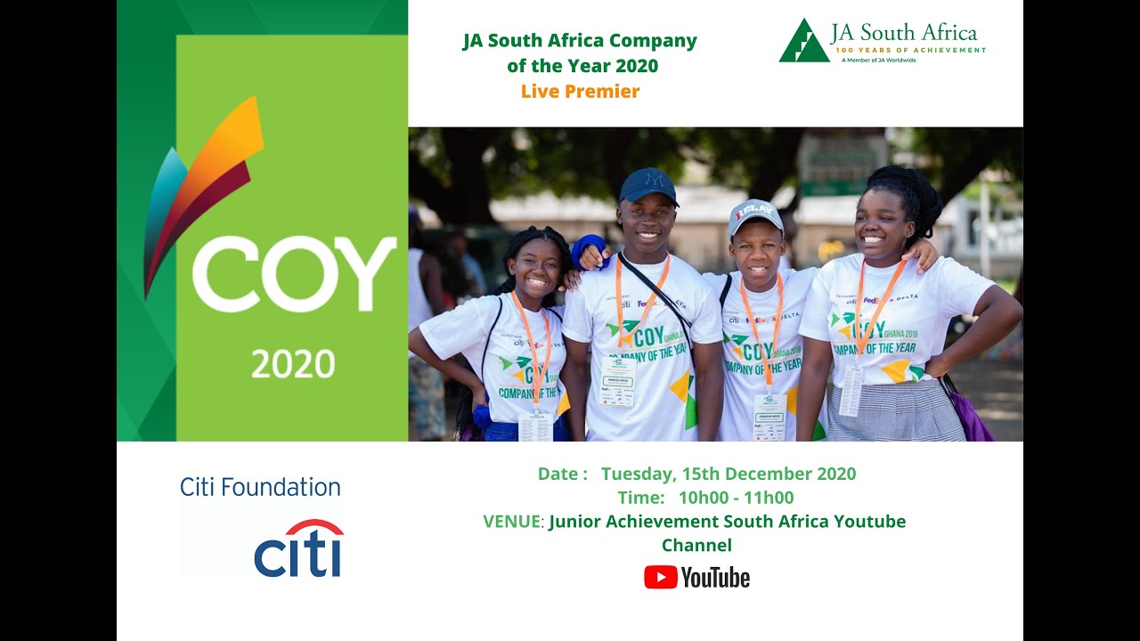 JA South Africa Company of the Year 2020.