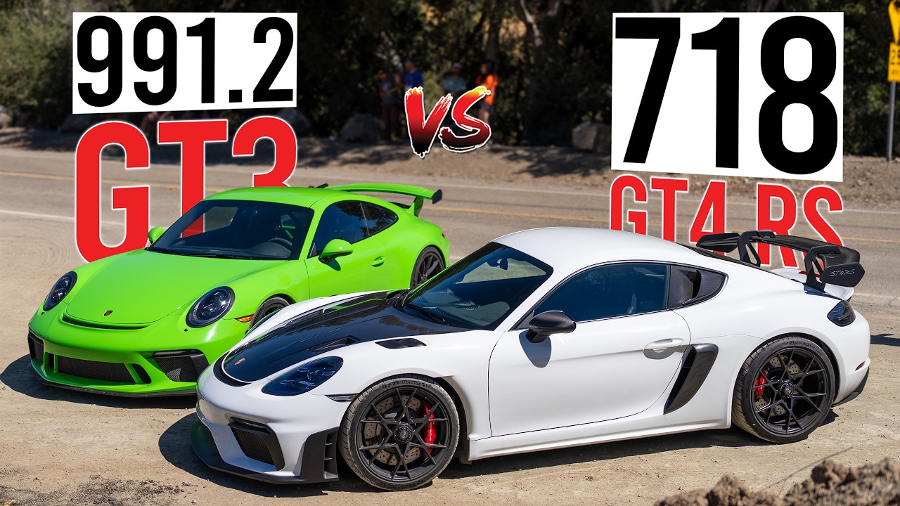 Porsche 911 GT3 (991.2) против 718 Cayman GT4 RS | Битва за 200 тысяч долларов