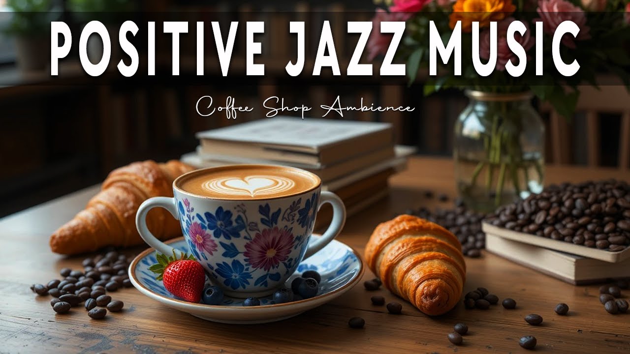 Positive Jazz Music ☕ Bossa Nova background for Great Moods, Stress Relief & Relaxing