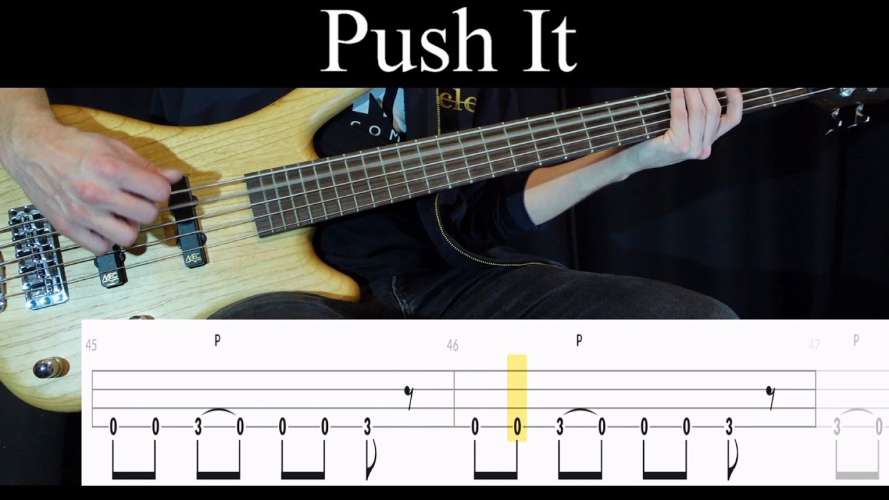 Push It (Static-X) - Bass Cover (With Tabs) by Leo Düzey