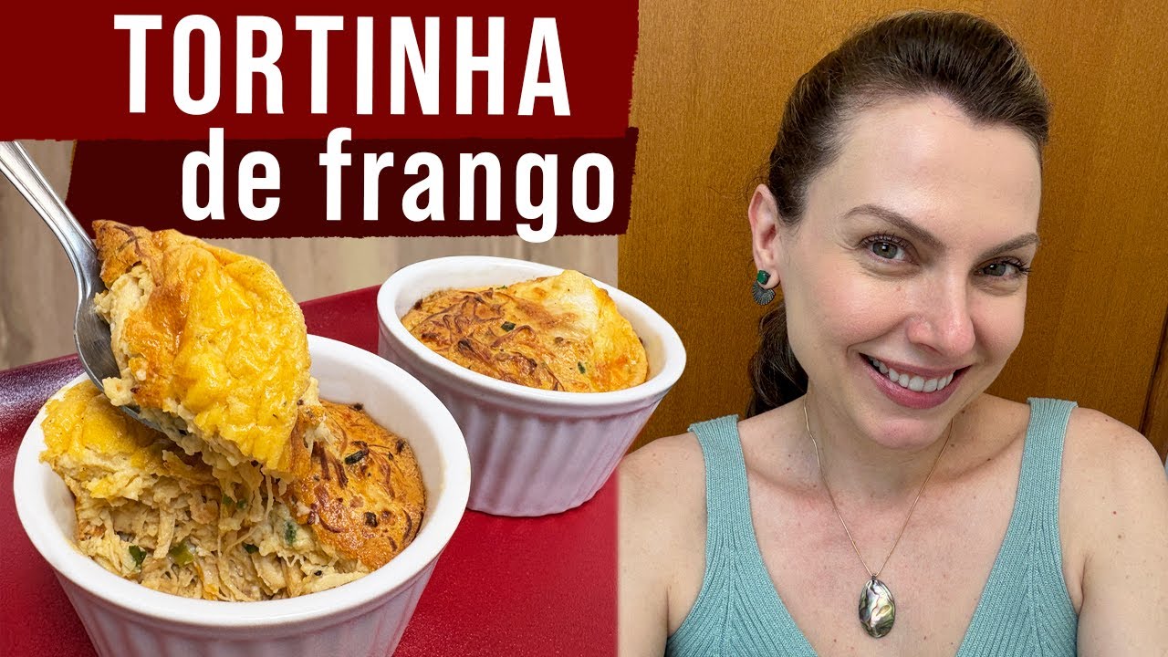 SEM FARINHA - TORTA DE FRANGO PRONTA EM MINUTOS - NA AIRFRYER