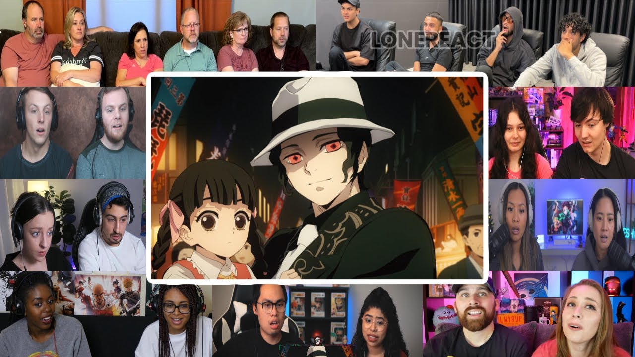 Tanjiro and Muzan Face to Face Scene - Demon Slayer S1 Ep7 | Reaction Mashup