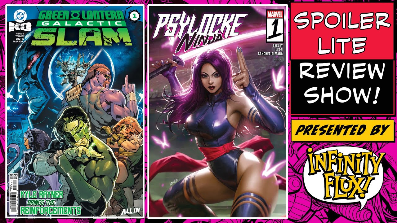 Before Release Weekly Comics GL Galactic Slam, Inglorious X-Force, Psylocke, Rogue, Captain America