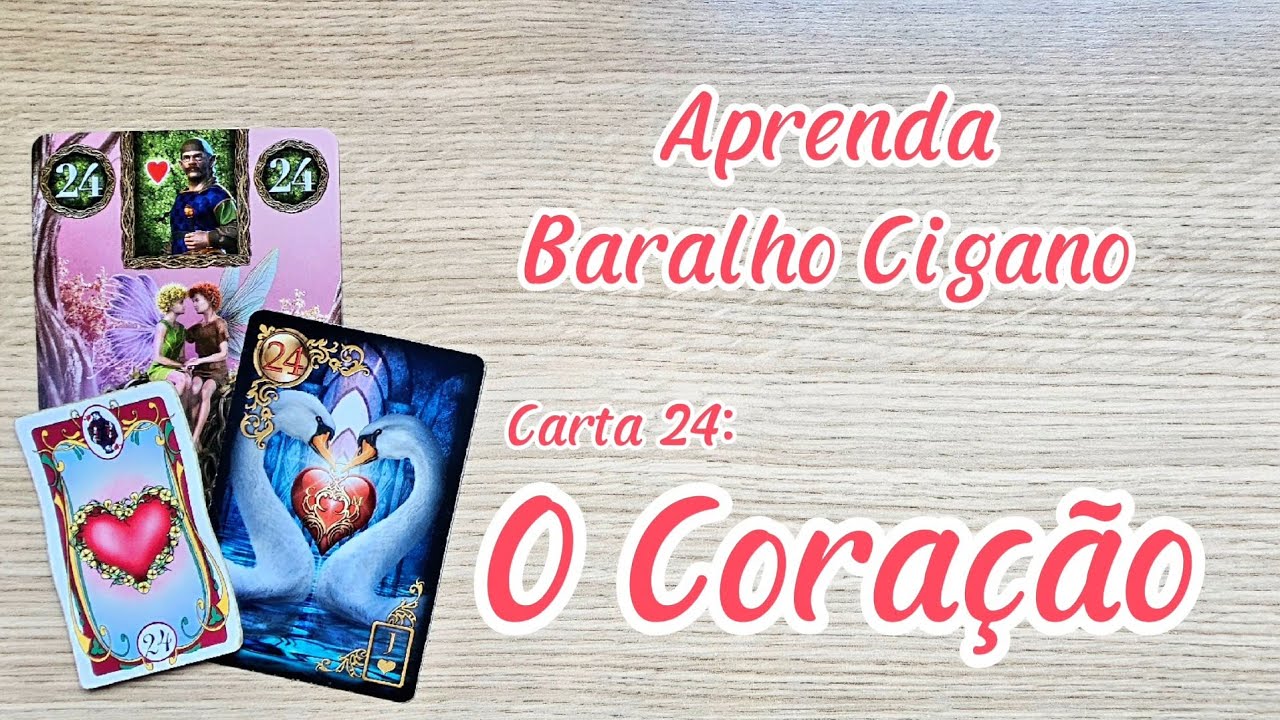 💥Aula GRÁTIS de BARALHO CIGANO: Carta O Coração💥