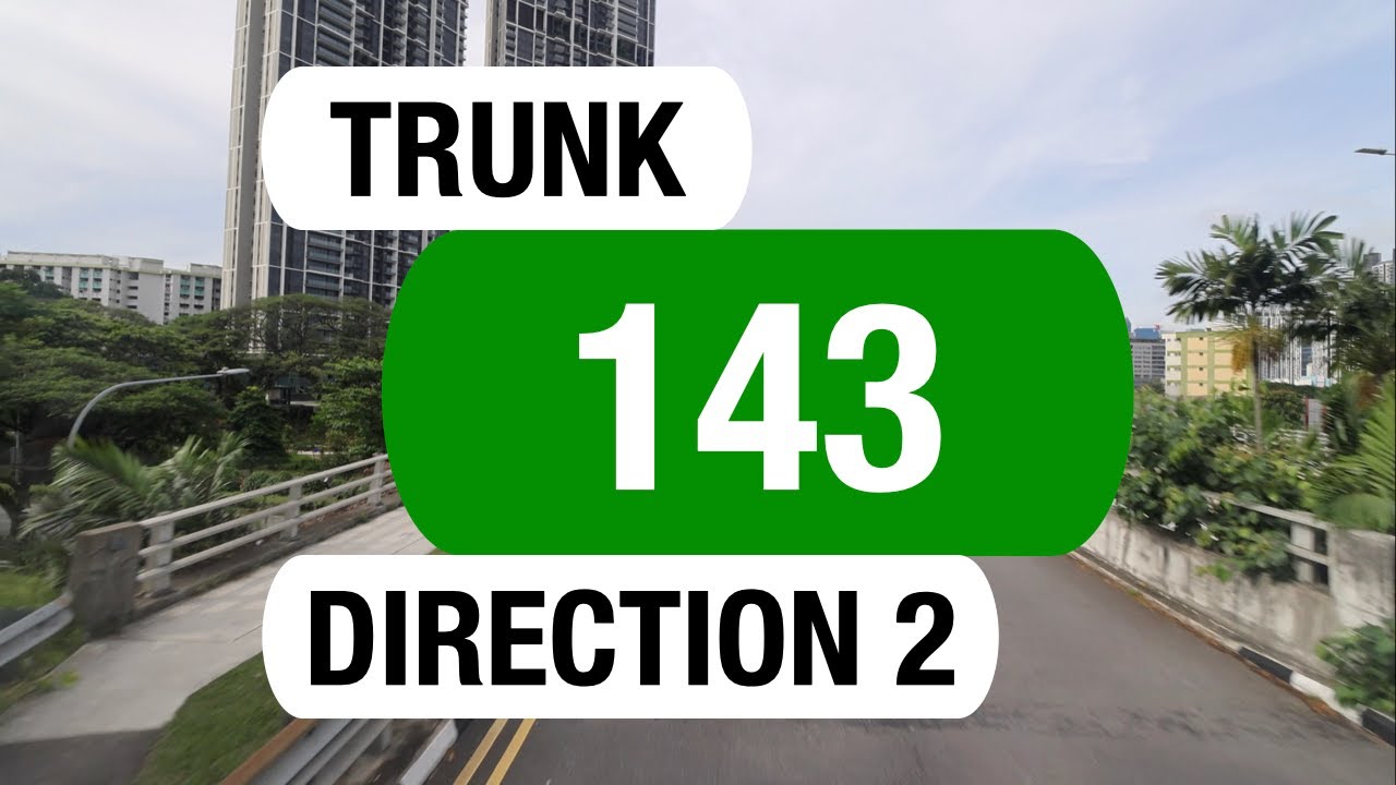 Tower Transit Trunk 143 (Direction 2) | Bus Service Route Visual