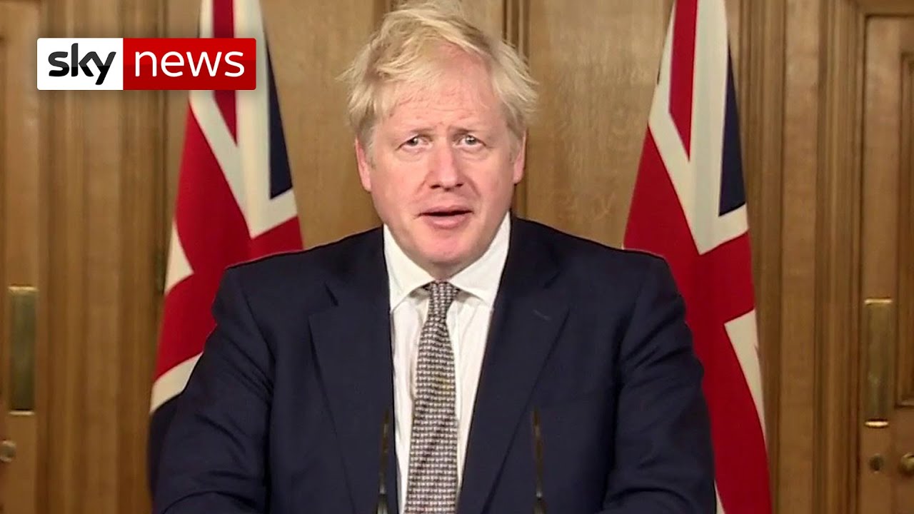 In full: PM announces month-long lockdown in England