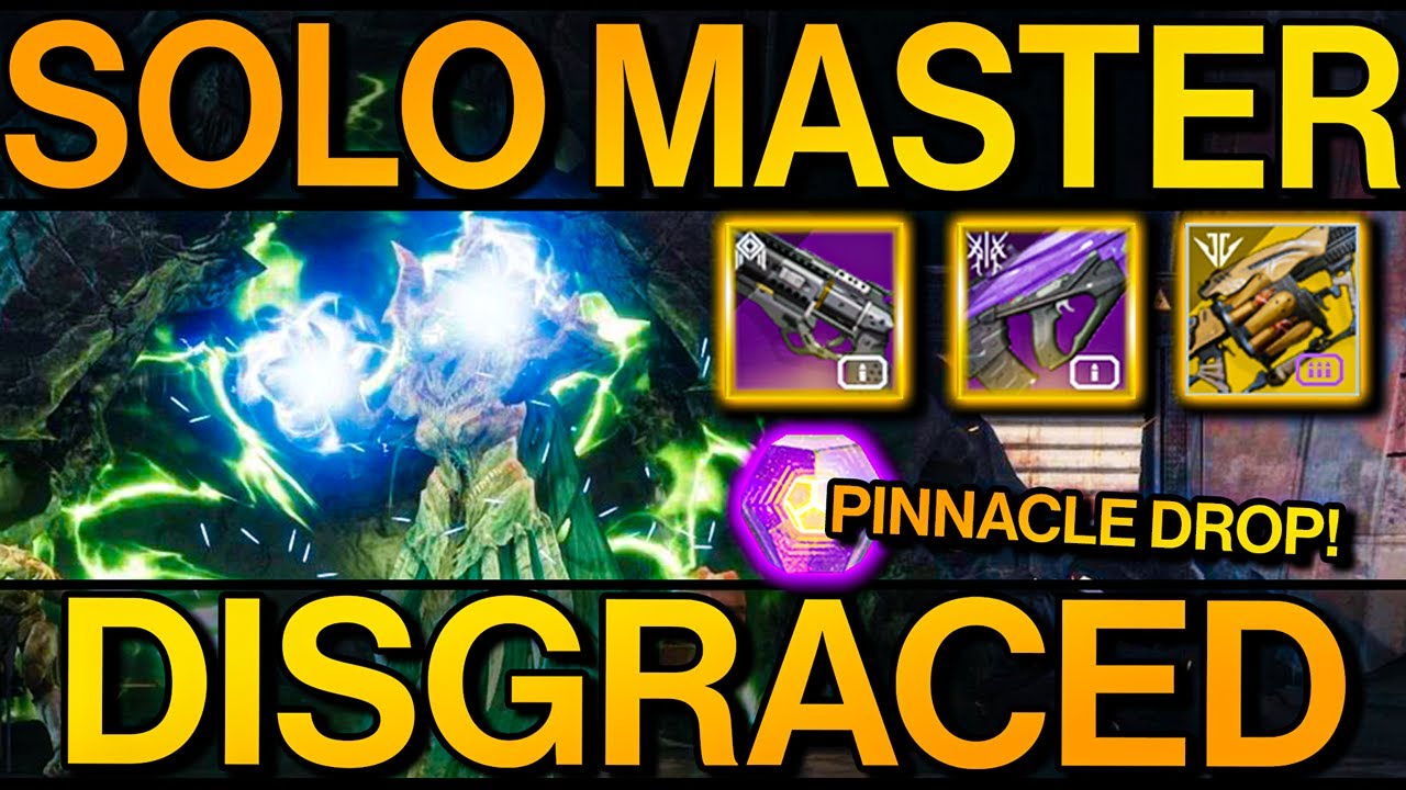 Destiny 2: SOLO MASTER Disgraced Nightfall! | 100k PLATINUM Completion On A Warlock (Beyond Light)