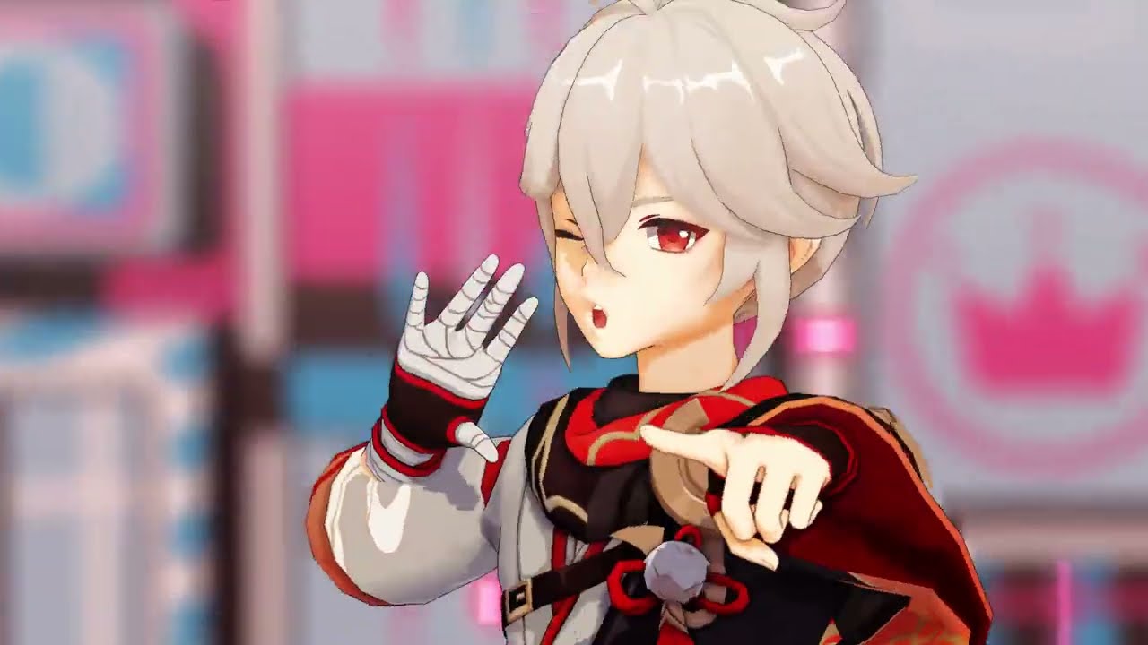 【原神/Genshin impact MMD】アイドル【楓原万葉/Kazuha】