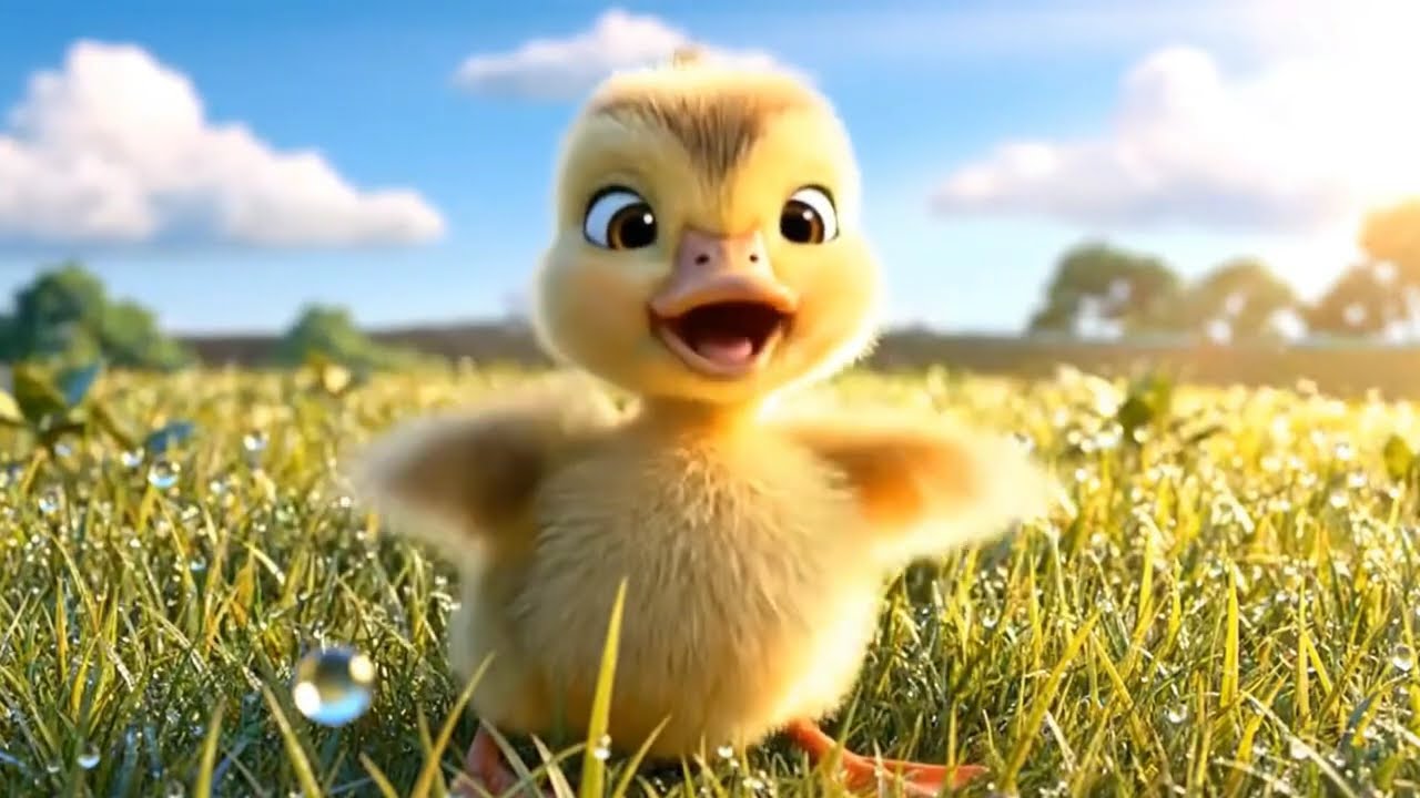 Wiggle, Waddle, Baby Duck! 🐥💛 | Cute Animal Song for Toddlers & Preschool Kids