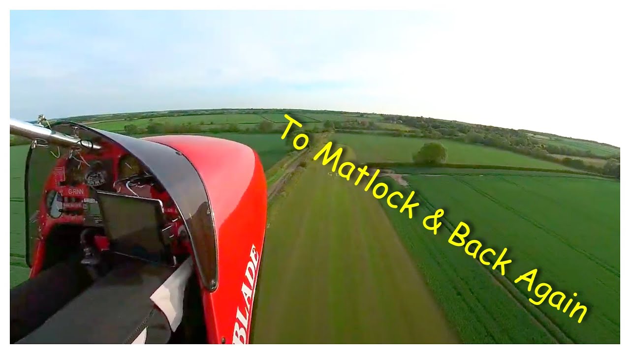 Summer Flexwing Microlight  Flight To Matlock
