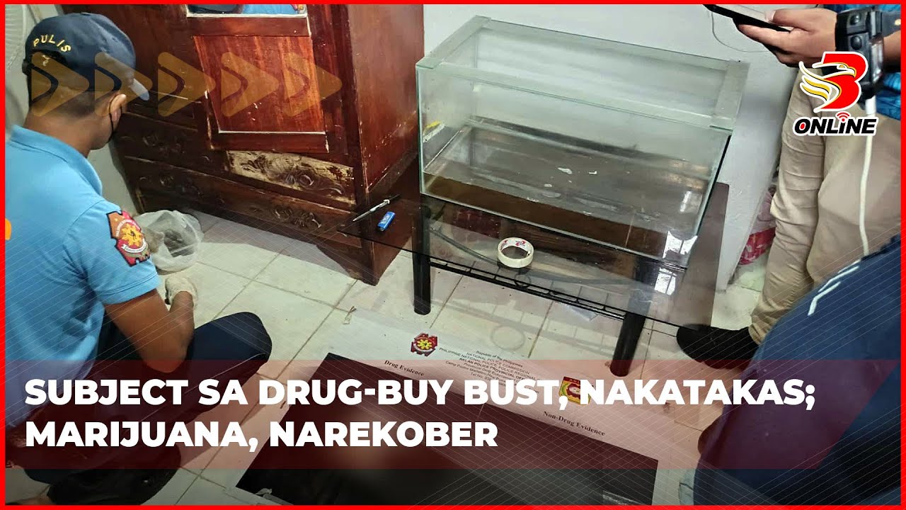 Subject sa drug buy bust, nakatakas; Marijuana, narekober
