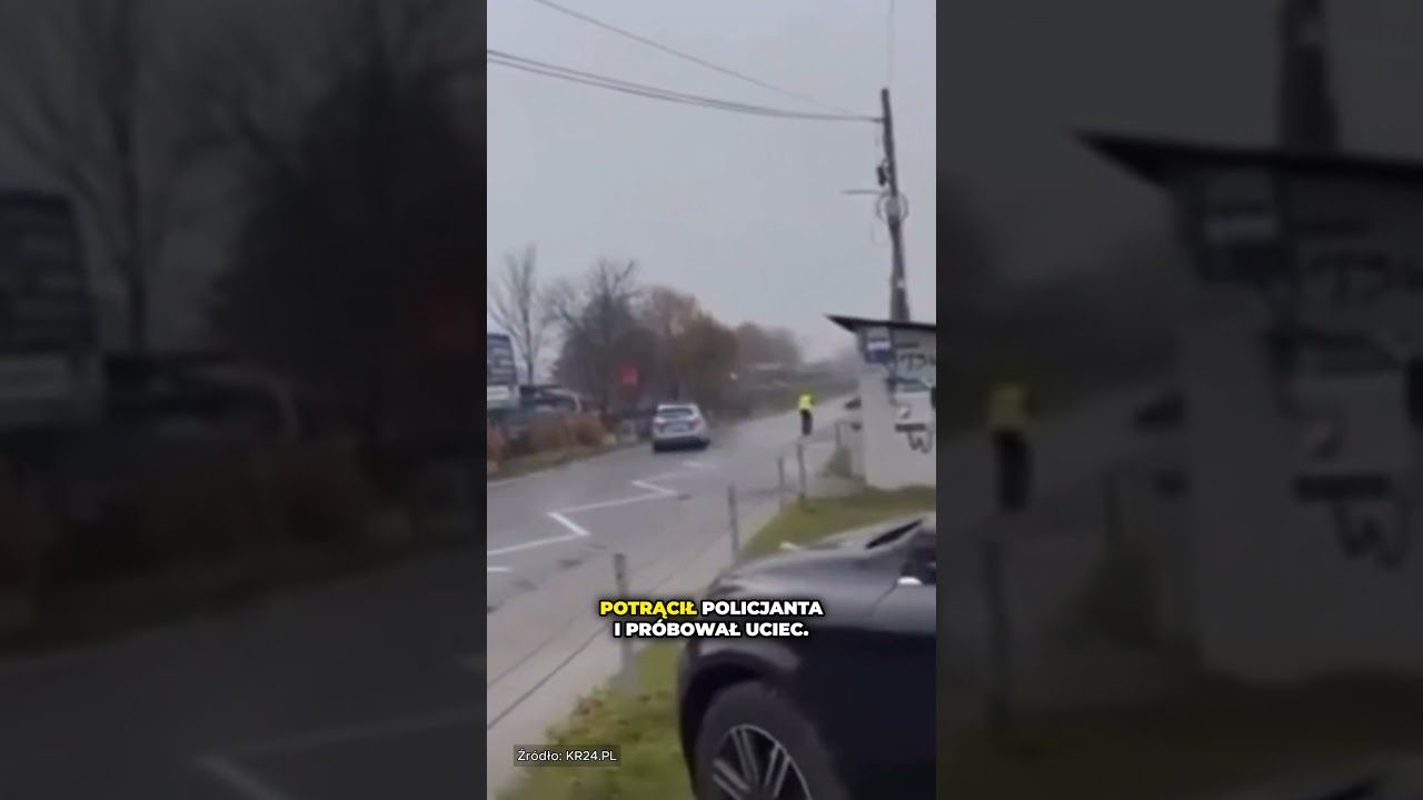 STRZELANINA POD KRAKOWEM! POLICJA OTWORZYŁA OGIEŃ PO POŚCIGU ZA 19-LATKIEM
