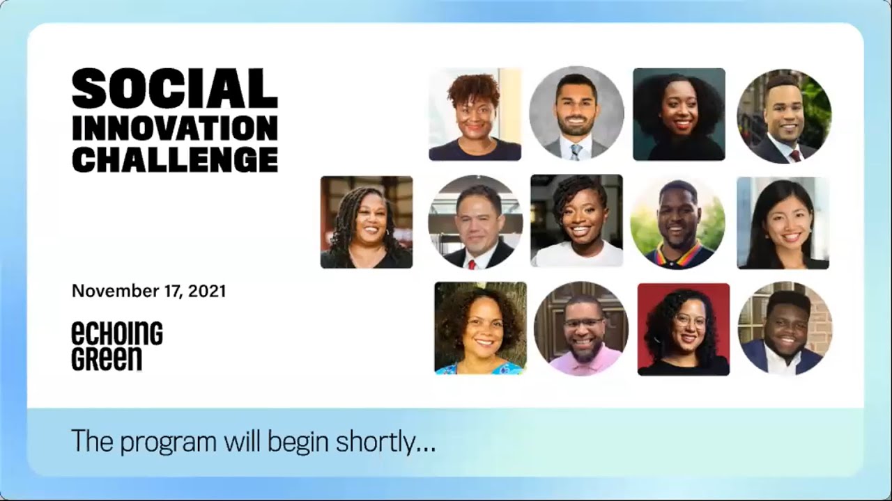 2021 Social Innovation Challenge: Pitch Competition and Showcase