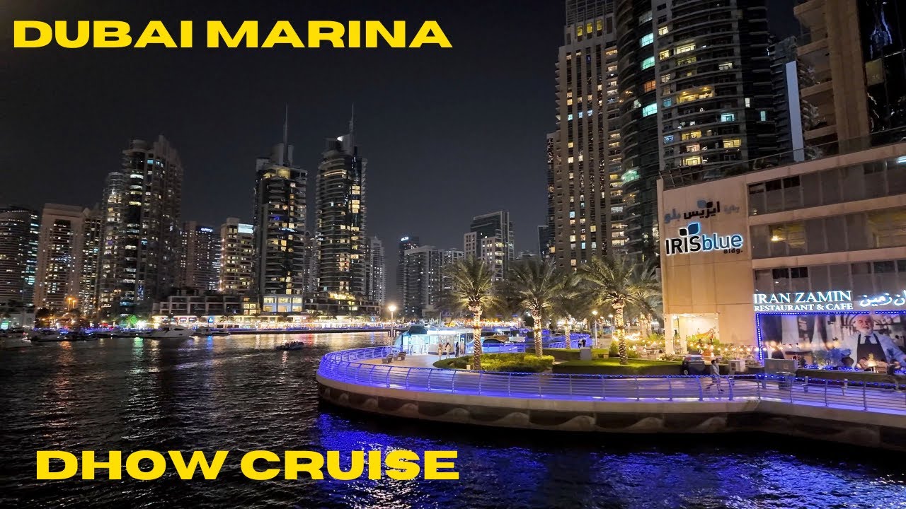 DUBAI DHOW CRUISE | MARINA CRUISE | JBR DUBAI |DUBAI | DJI POCKET 3