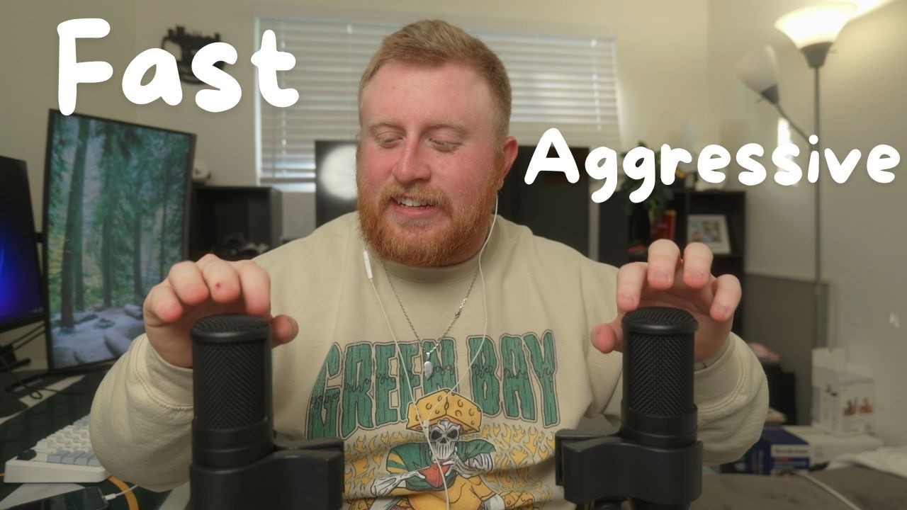ASMR - Fast and Aggressive Chaotic Triggers | Mic Sounds and Hand Sounds
