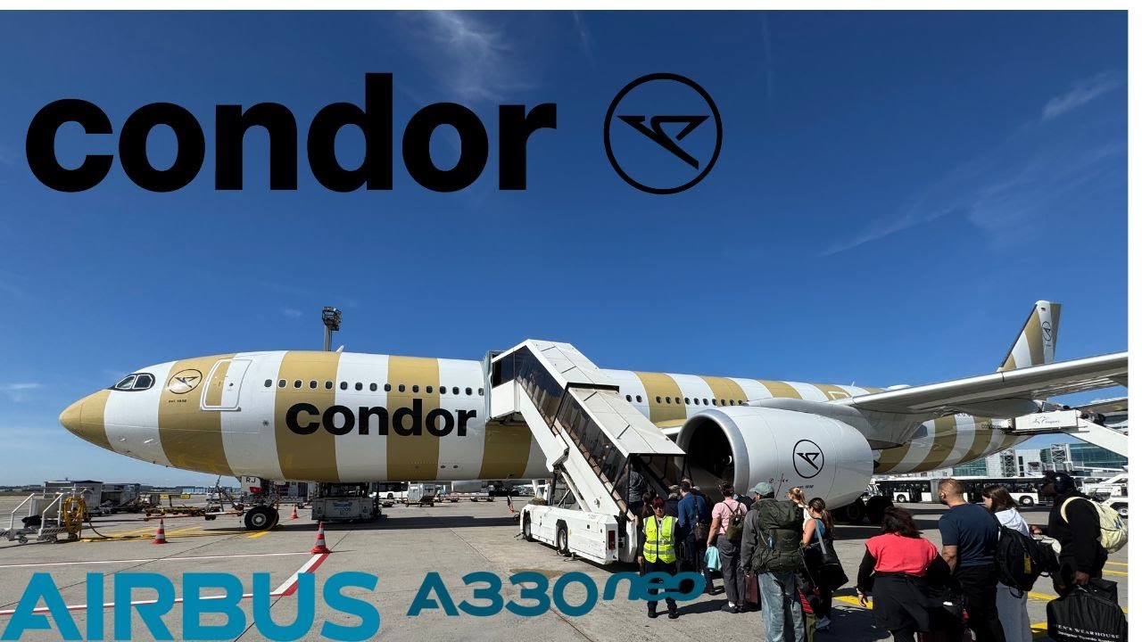 CONDOR Airbus A330-900neo 🇩🇪 Frankfurt to Los Angeles 🇺🇸 [SHORT FLIGHT REPORT]