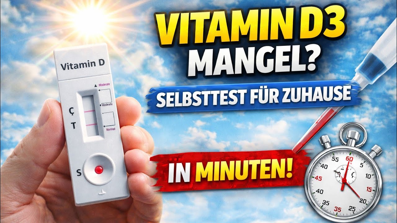 ViTAMIN D3 SELBSTTEST für ZUHAUSE! UM NUR 8 EURO!