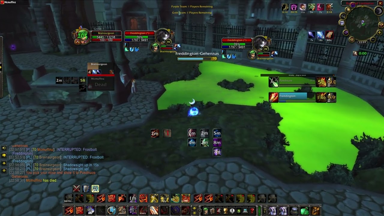 War vs Mage 2700+ duel | TBC Classic Arena