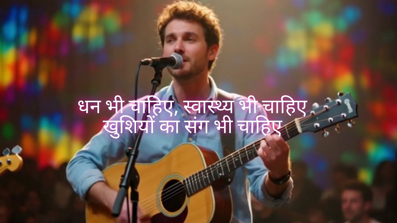 धन भी चाहिए, स्वास्थ्य भी चाहिएखुशियों का संग भी चाहिएतीनों का जो संतुलन पाएवही तो जीवन जी पाए