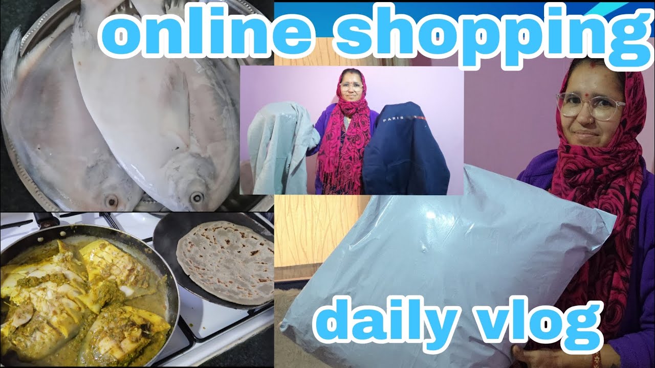 ઓનલાઈન શોપિંગ અને ગ્રીન પાપલેટ || Online shopping daily vlog 