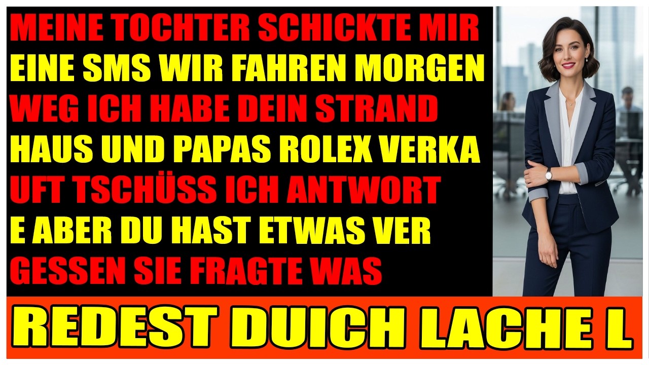 Ich verkaufte Moms Strandhaus & Papas Rolex doch sie ahnte nichts