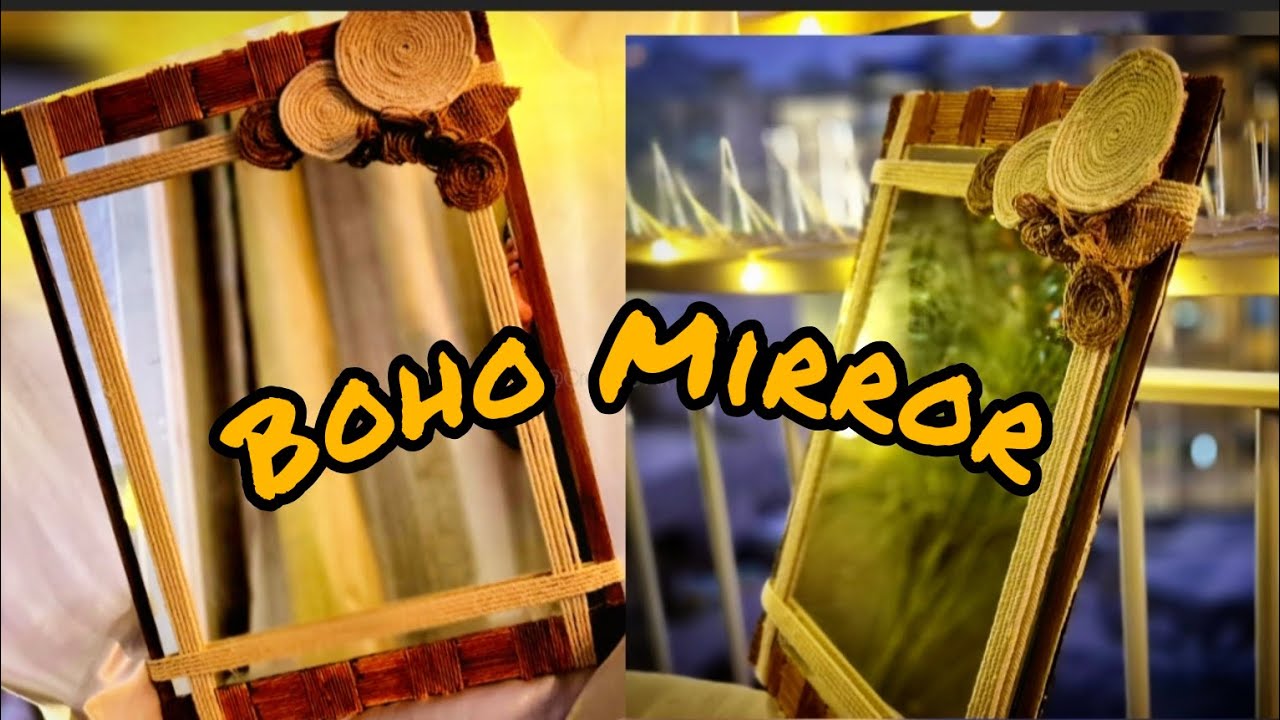 Diy Create Your Own Stunning Boho Mirror With Macrame!