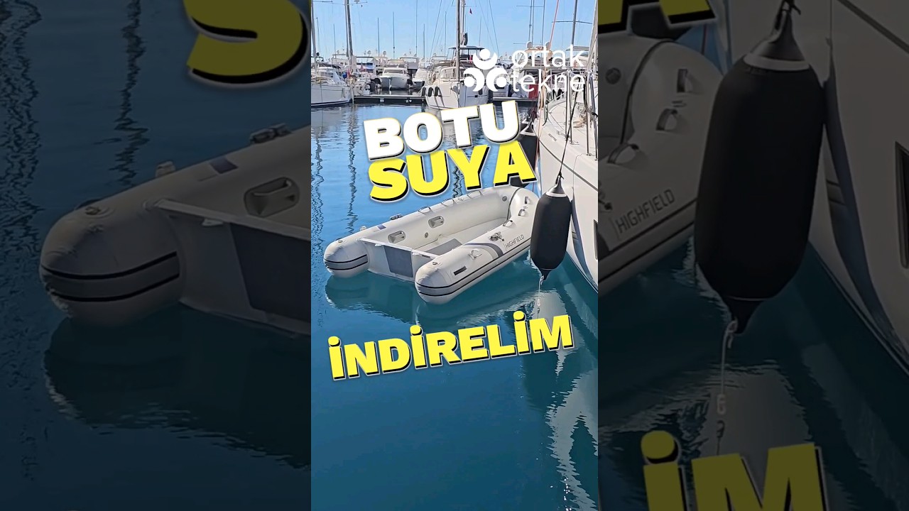Dingi botu yelken vinci ile suya nasıl indirilir?⛵ Hayalin Ger&ccedil;ek Olsun&nbsp; ⛵️www.ortaktekne.com&nbsp;