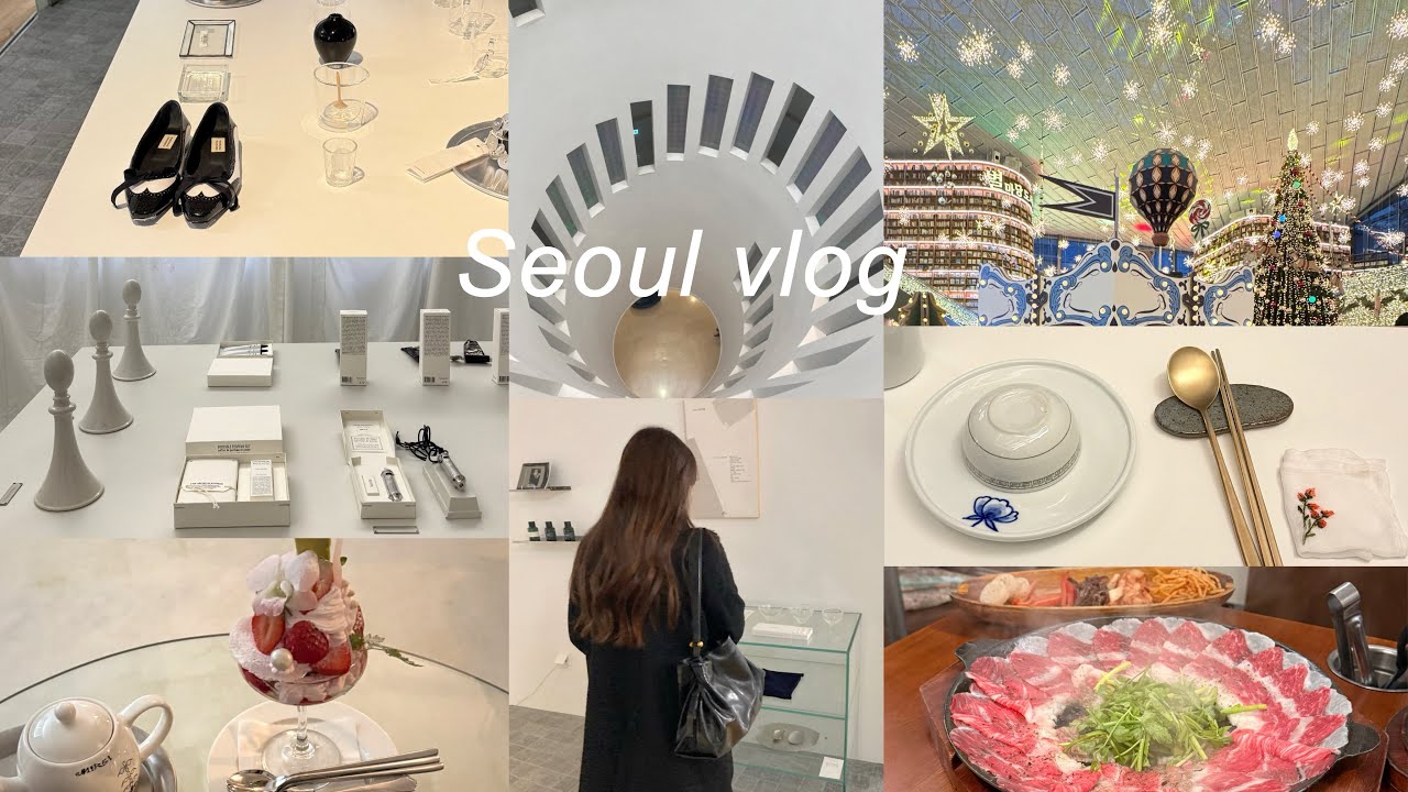 【韓国vlog】 4泊5日❄️冬のソウルvlog🎄クリスマスシーズンの漢南洞・明洞・聖水・江南・景福宮🦌𓂃˚ ༘ •₊
