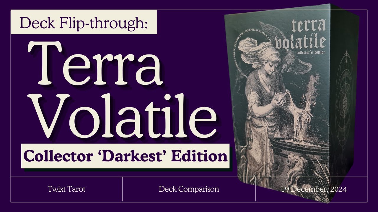 Terra Volatile: Collector's Darkest Edition | 8K Deck Flip-through | Twixt Tarot