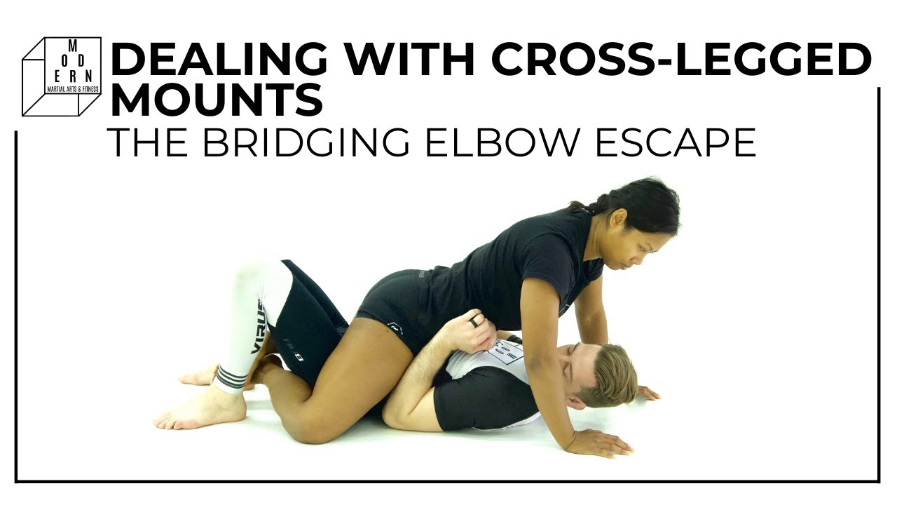 Dealing with Cross-Legged Mounts: The Bridging Elbow Escape