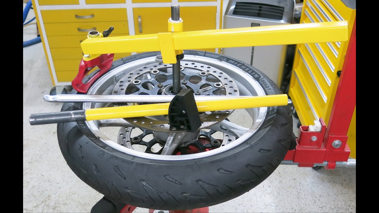 Unlimited Tire Changer System Duckhead attachment for Harbor Freight Motorcycle Tire Changer
