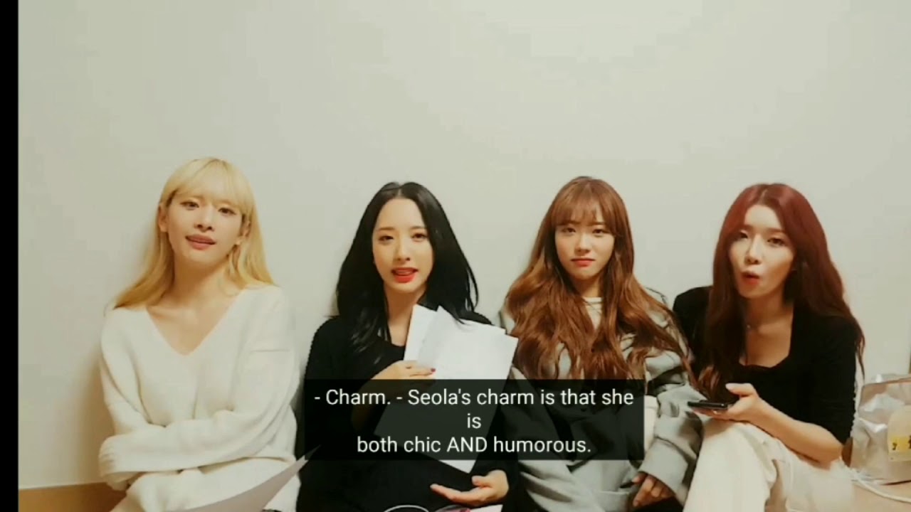 Seola perfect on stage, dumb off stage