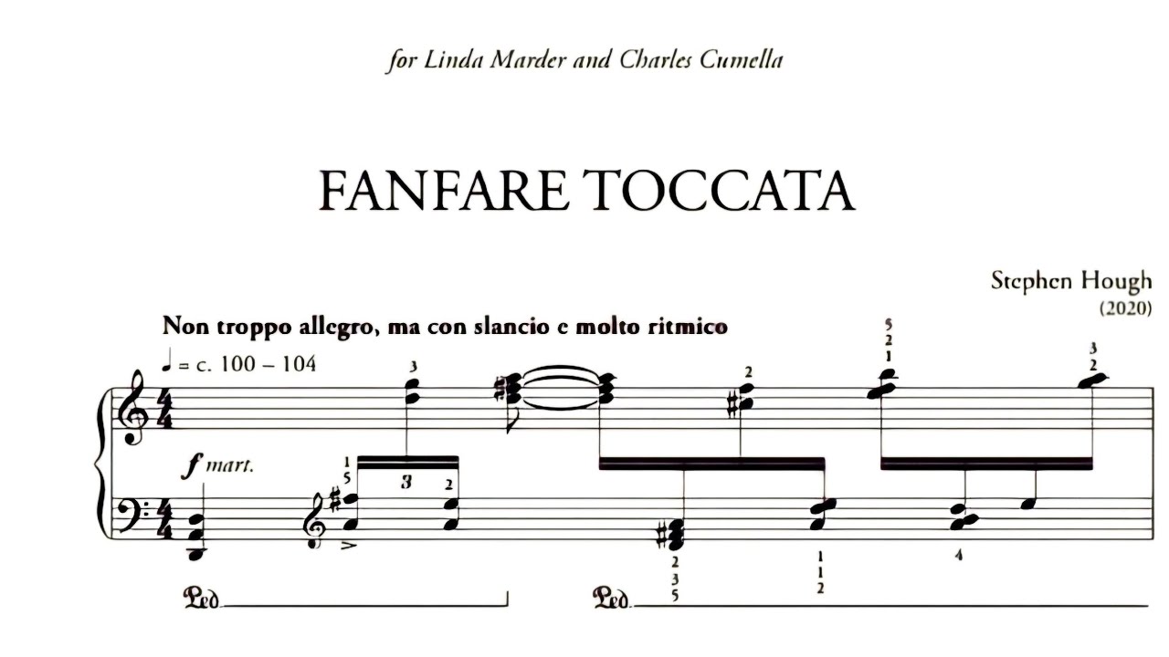 Stephen Hough - Fanfare Toccata [Yunchan Lim]
