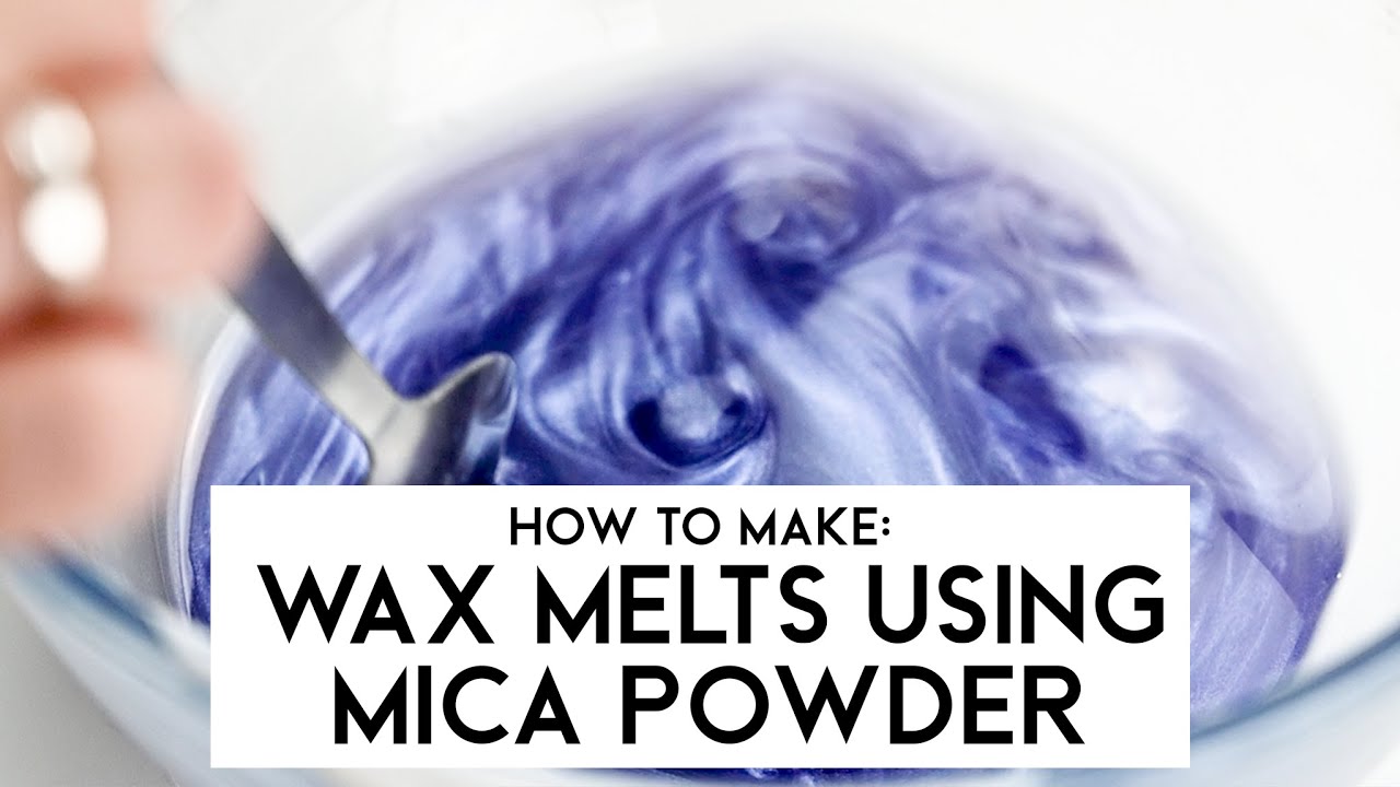 How to make wax melts using mica powder ✨| Supplies For Candles