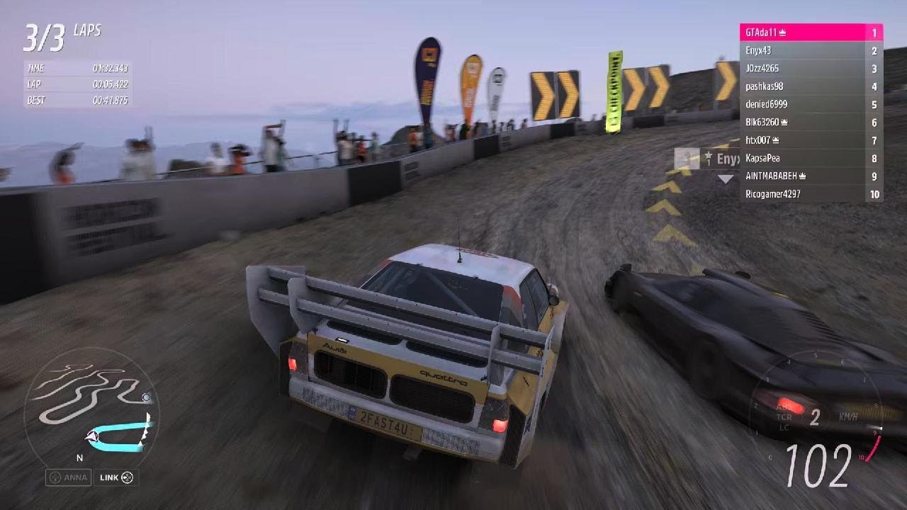 The Quattro S1 can win against ramming meta cars