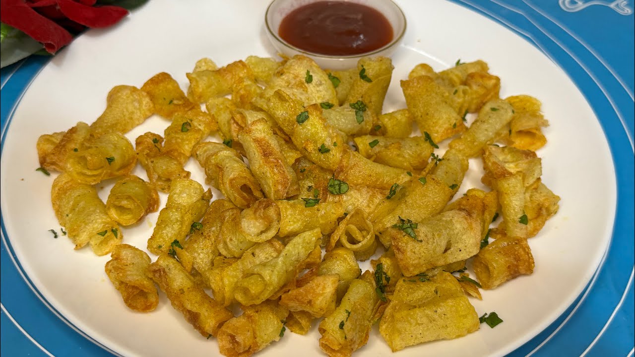 অন‍্য রকম স্বাদের মুচমুচে আলুর স্নাকস॥crispy  potato snacks with new taste॥