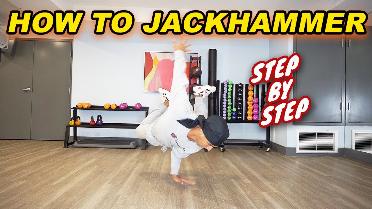 Como Hacer Jackhammer (Breakdance) | How To Do Jackhammer Breakdance Tutorial